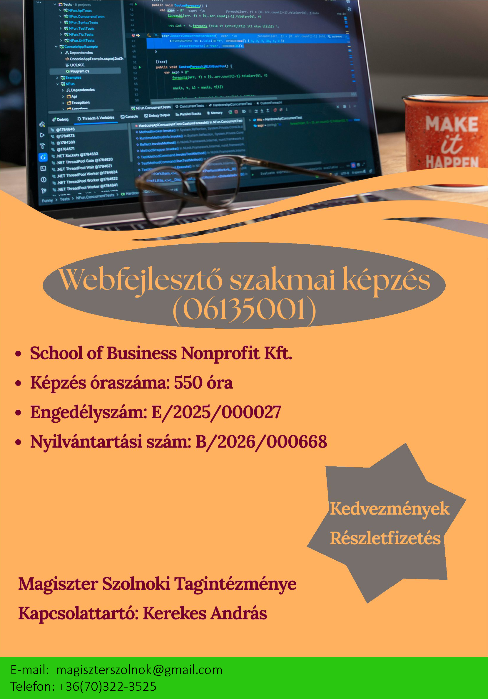 Webfejlesztő képzés